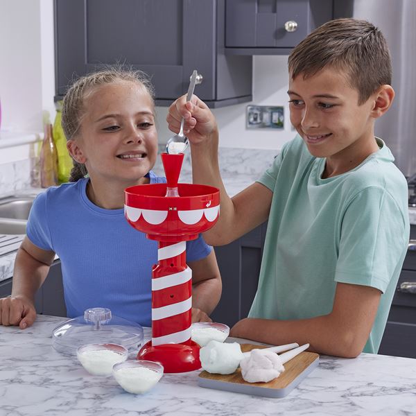 Cotton Candy Making with kids