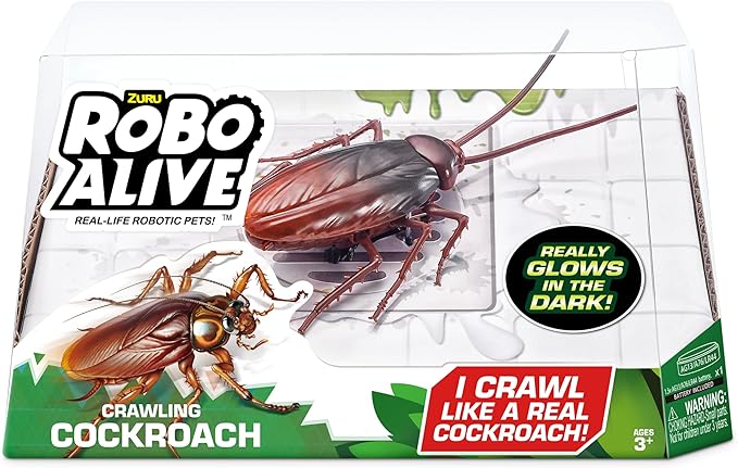 Crawling Cockroach Toy Packaging View