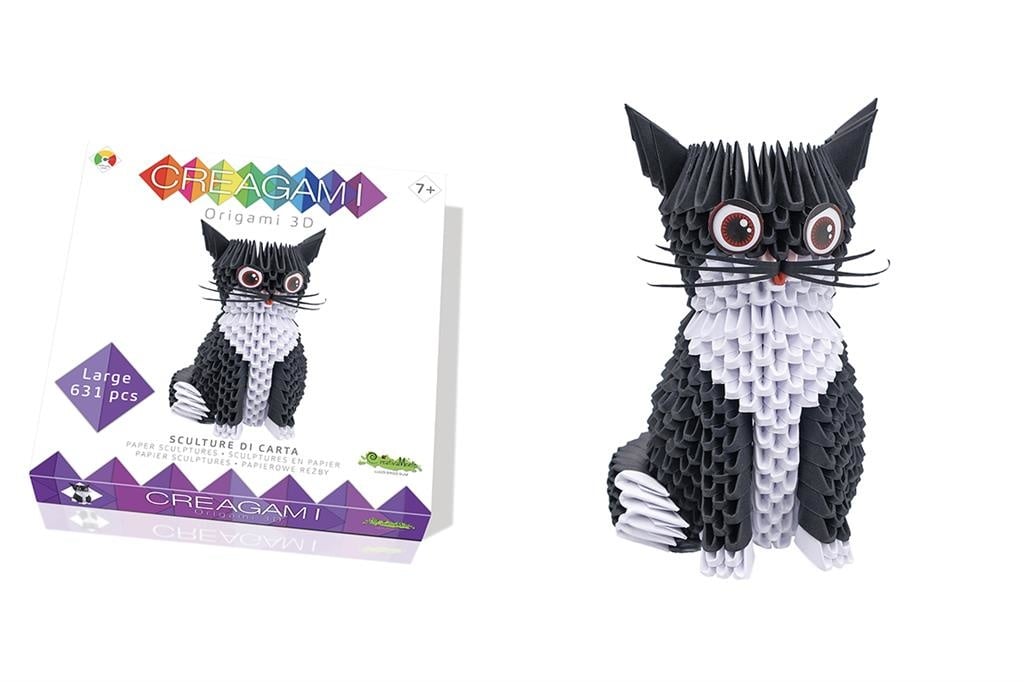 Creagami 3D Cat Origami Kit