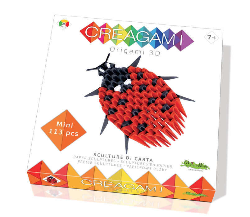 Creagami 3D Ladybug Origami Kit