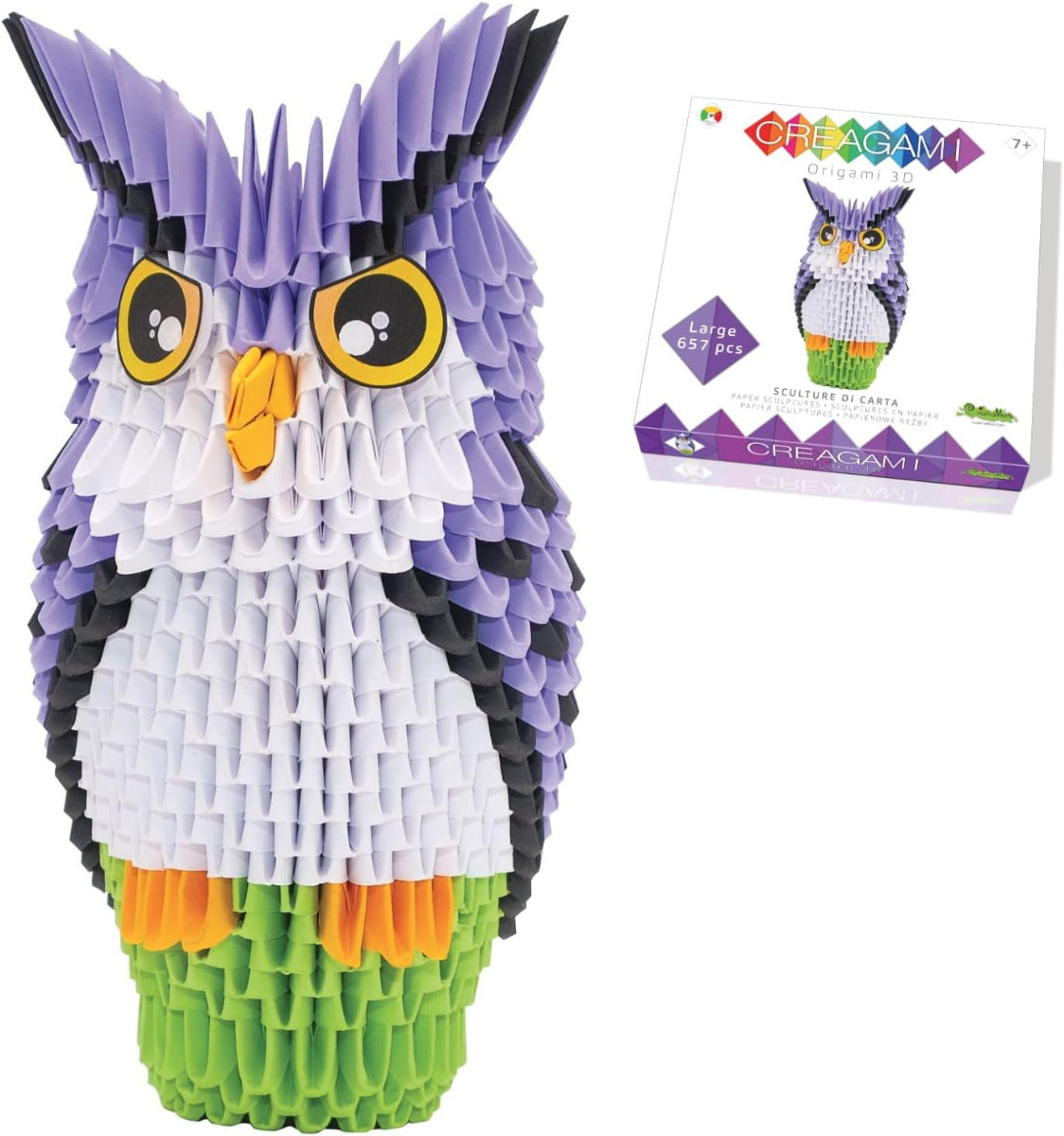 Creagami 3D Owl Origami Kit