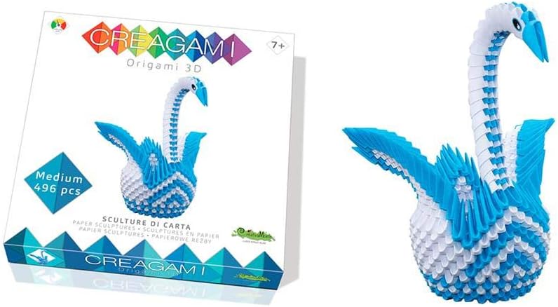 Creagami 3D Swan Origami Kit