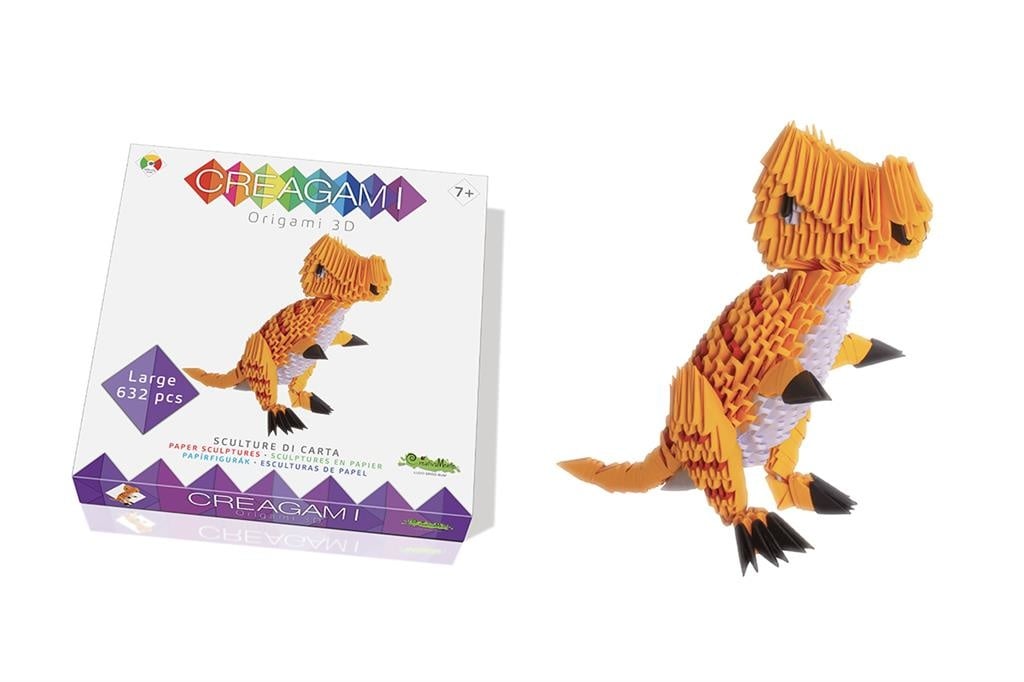 Creagami 3D T-Rex Origami Kit