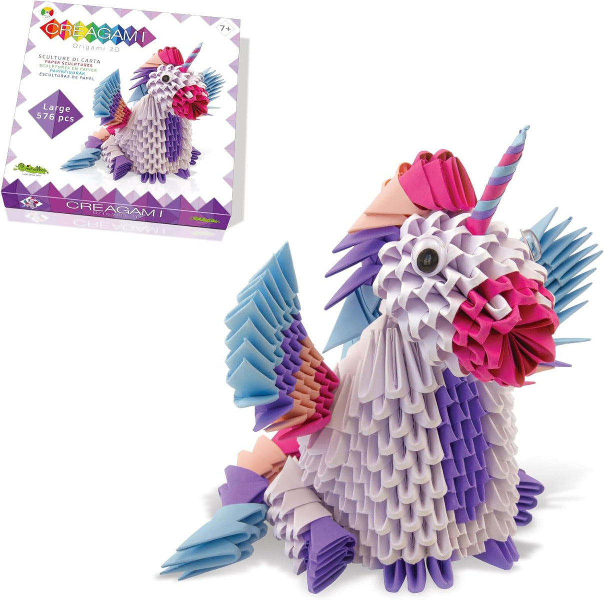 Creagami 3D Unicorn Origami Kit