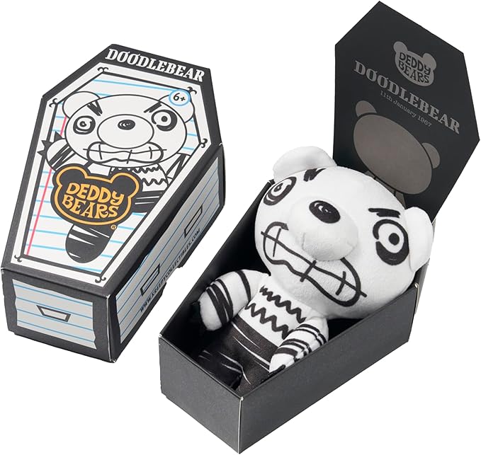 Deddy Bears Doodlebear in Coffin 5 Inch