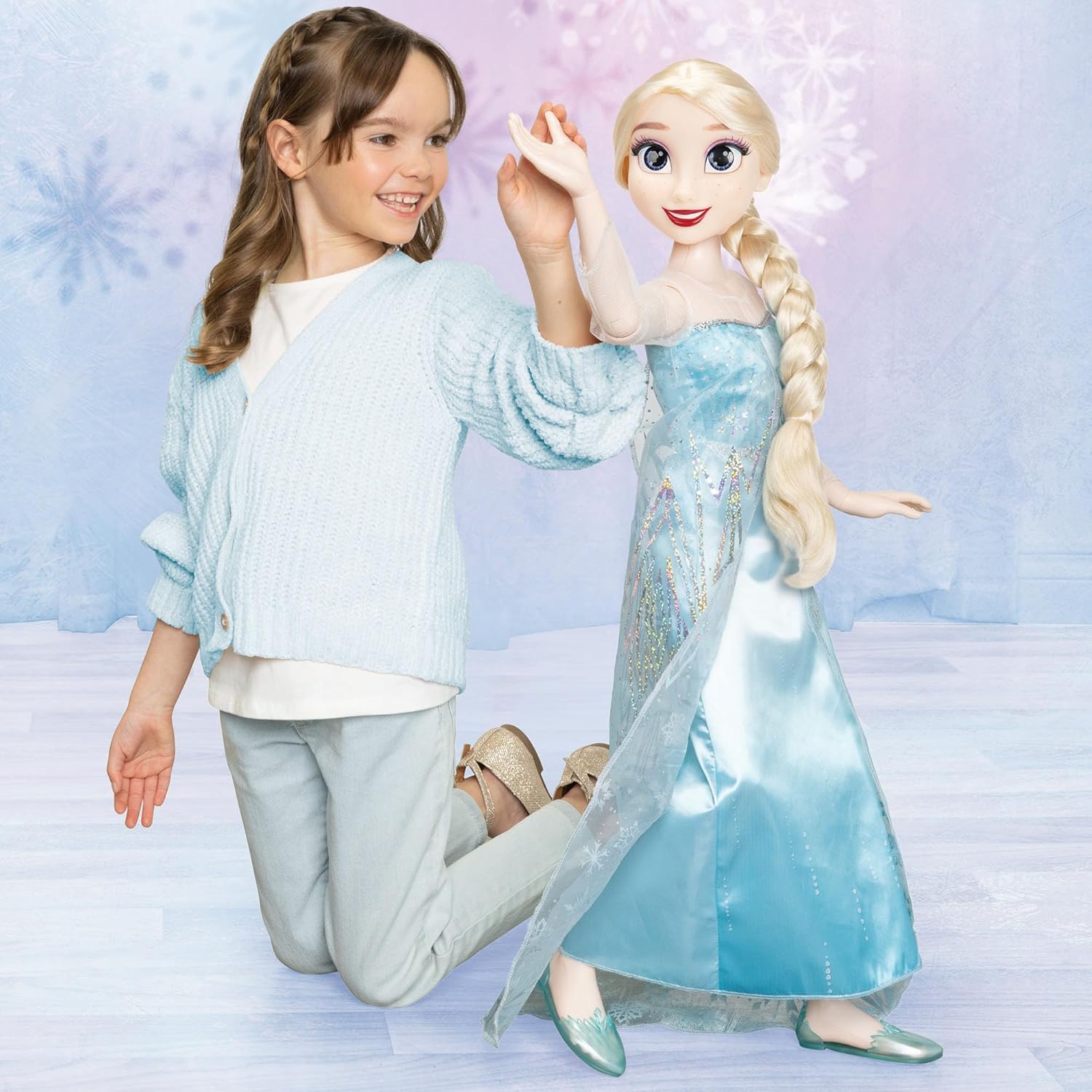 Disney Frozen Playdate Elsa Giant Doll 80cm Movable Disney Frozen Yallatoys