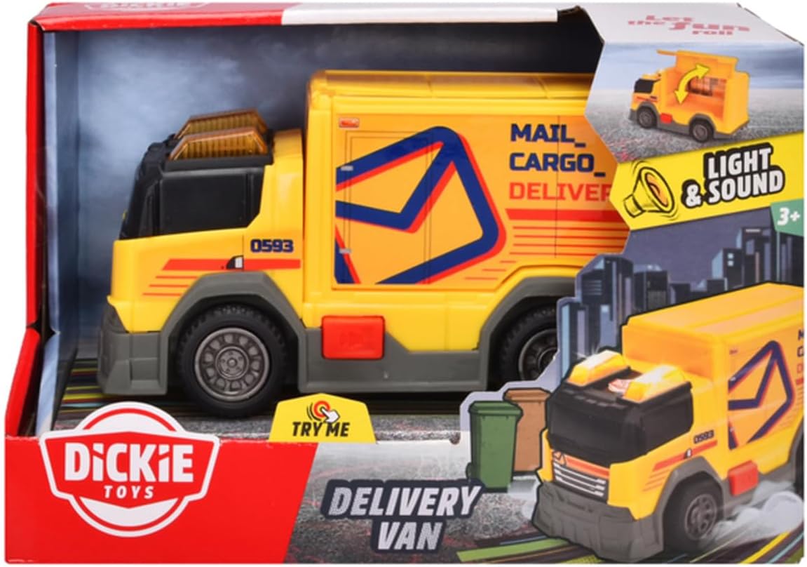 Dickie Toys Delivery Van with Lights and Sound