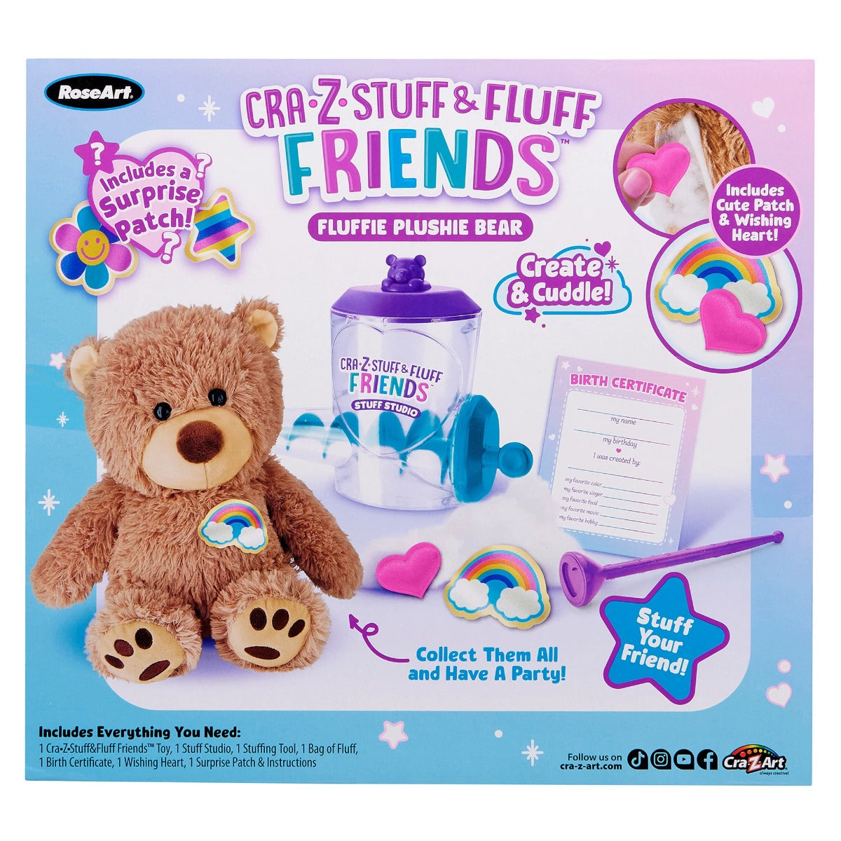 DIY Cra-Z-Art Bear Plush Layout