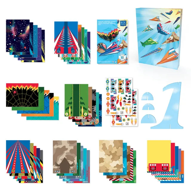 DIY Paper Airplanes Art Kit