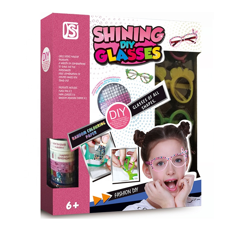 DIY Plastic Glasses Craft Set