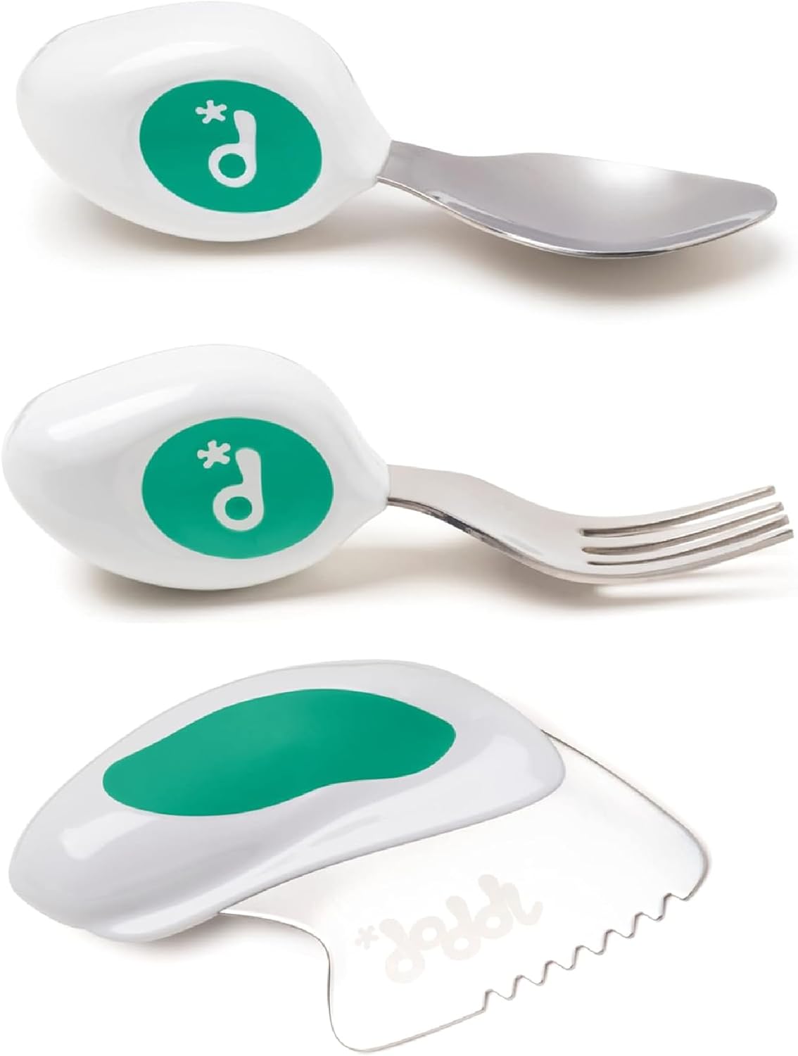 Doddl Toddler Cutlery Set 3Pcs - Fresh Green