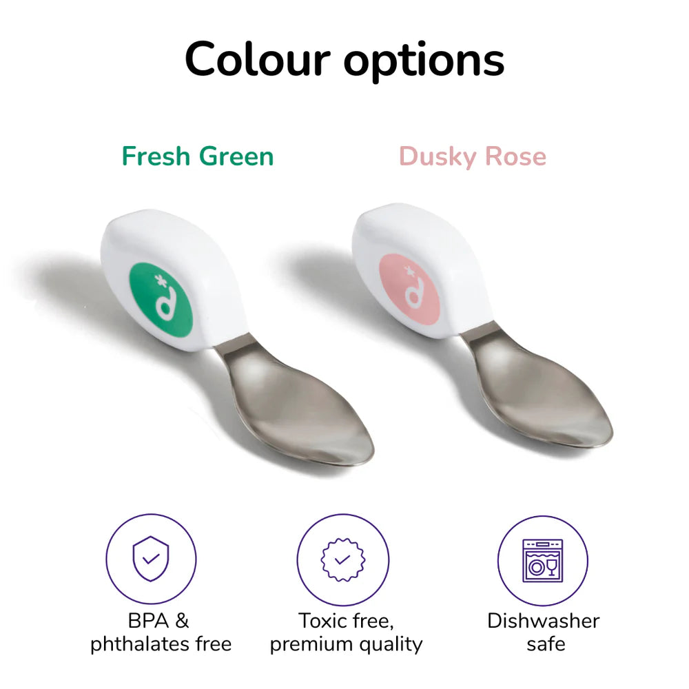 Doddl Toddler Cutlery Set 2Pcs - Fresh Green