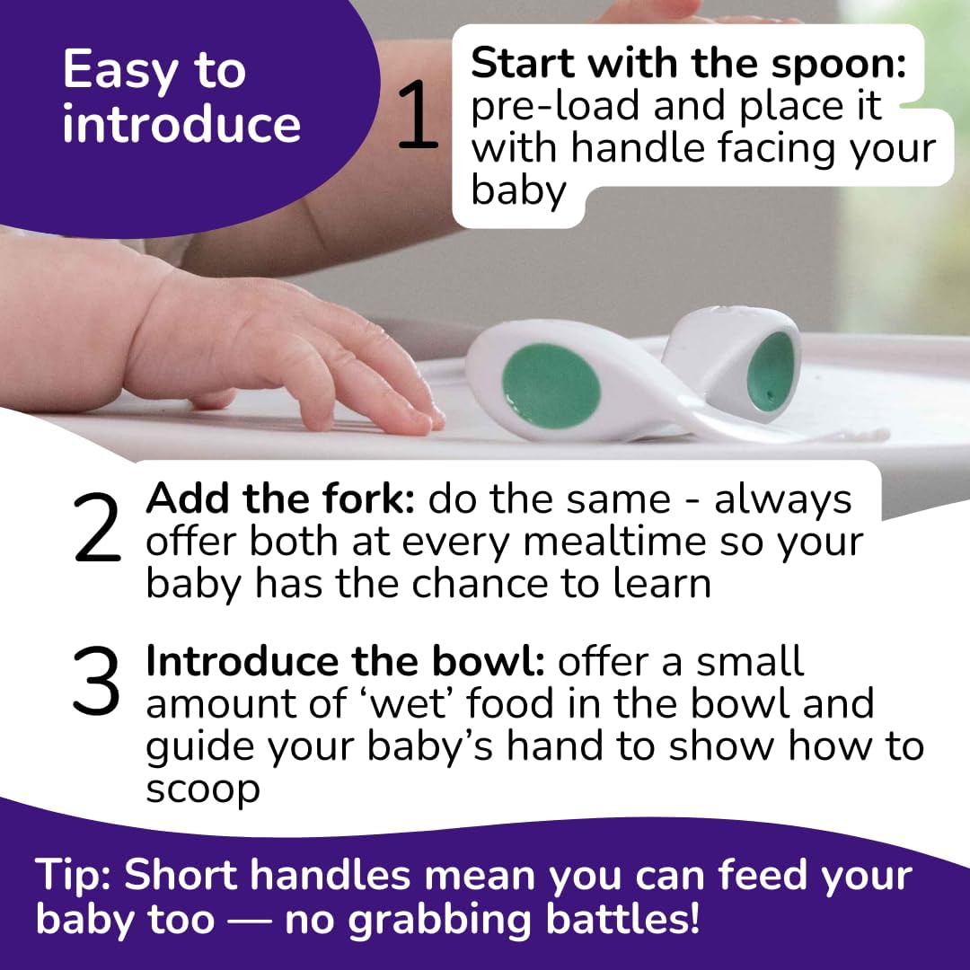 Doddl Baby Cutlery Set and Case- Dusky Rose