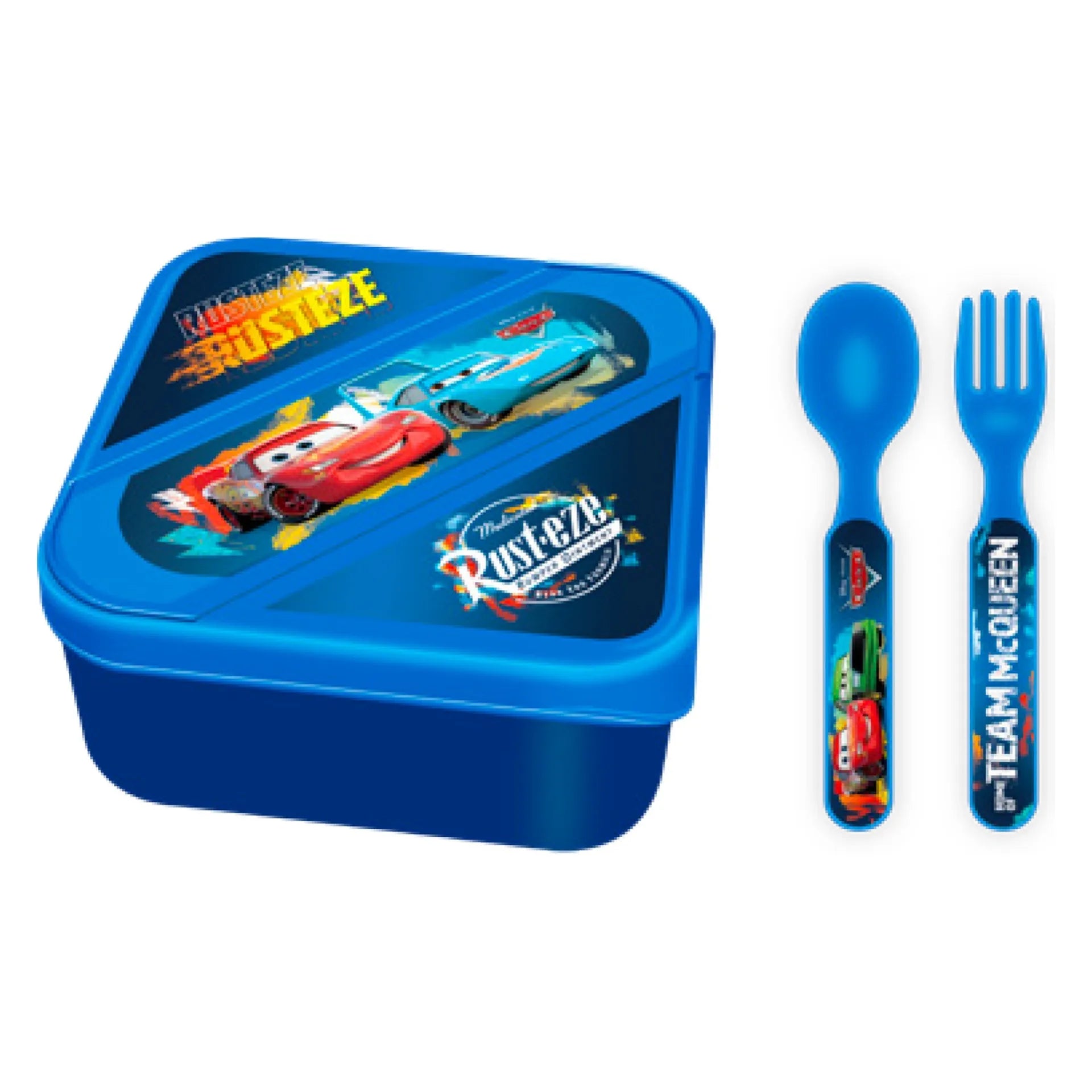 Disney Pixar Cars Lunch Box with Cutlery