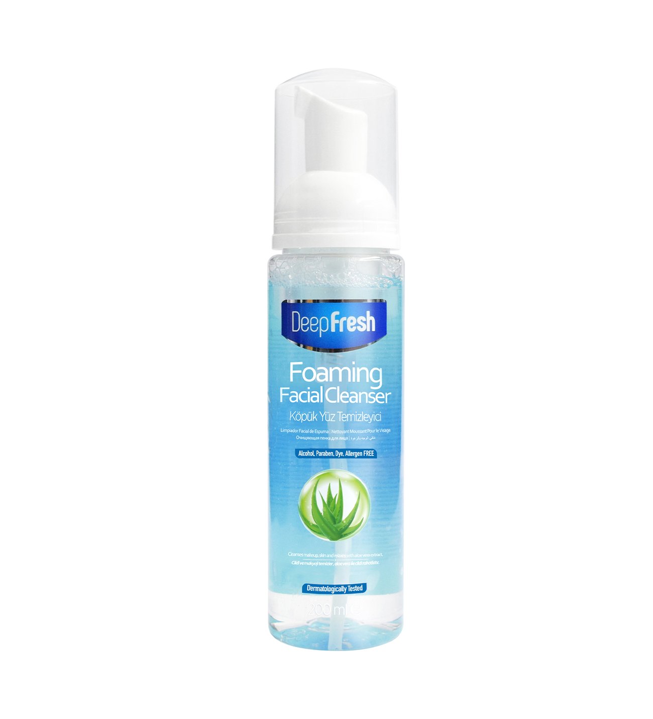 Deep Fresh Foaming Facial Cleanser With Aloe Vera 200ml Deep Fresh Yallatoys