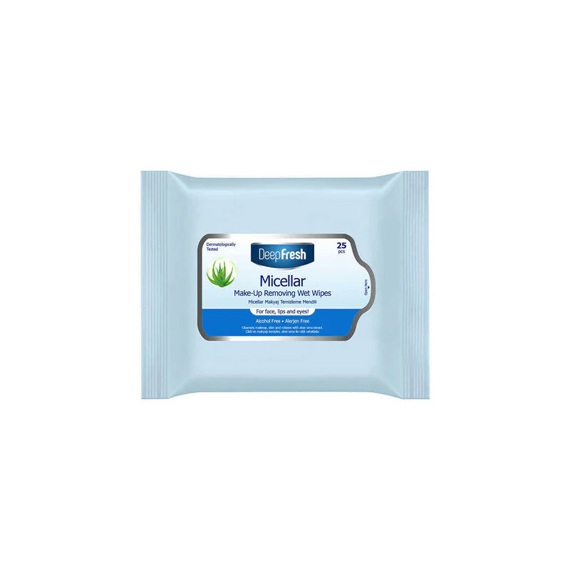 Deep Fresh Micellar Make-Up Removal Wipes 25Pcs Deep Fresh Yallatoys