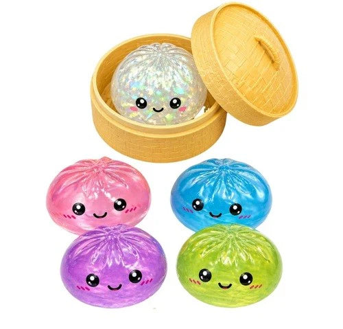 Dumpling Squishy Series 2 Squeezy Bun 6 Color Assorted
