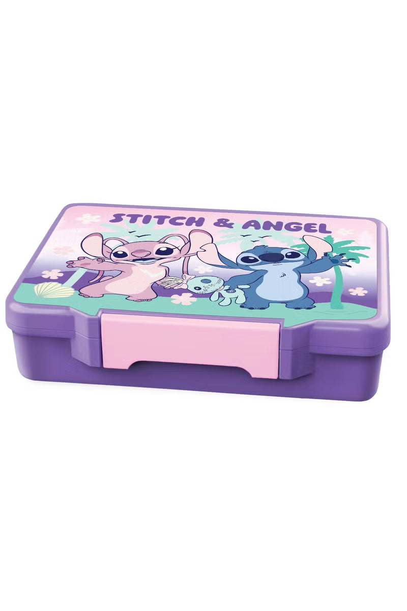 Disney Stitch Bento Lunch Box with Cutlery