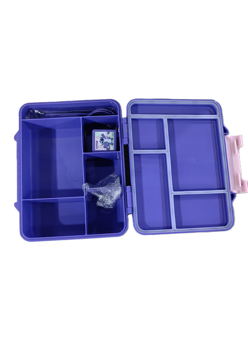 Disney Stitch Bento Lunch Box with Cutlery