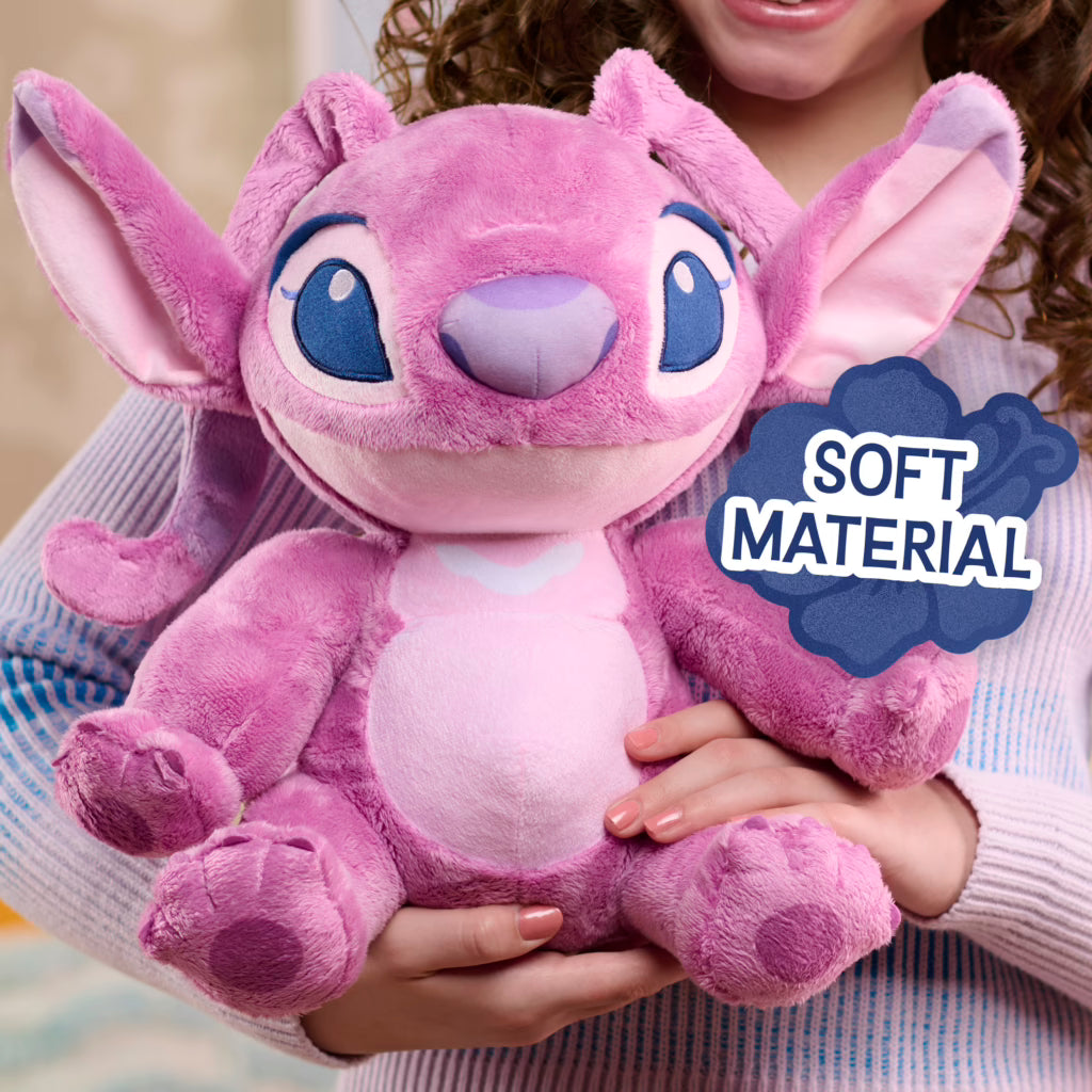 Disney Stitch Fuzzy Angel Plush