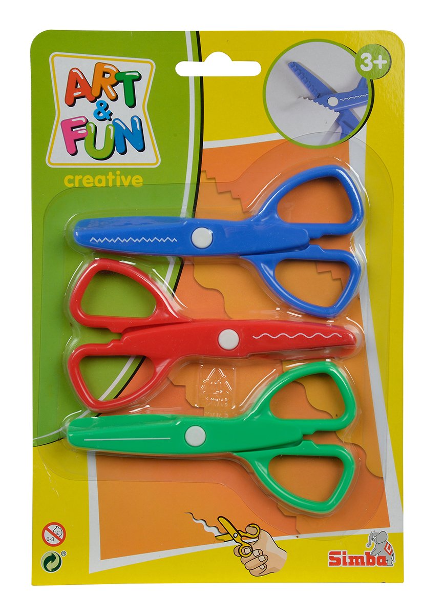 Decorative Edge Craft Scissors for Kids 3pcs