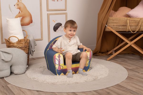 Delsit Toddler Armchair Camel Design