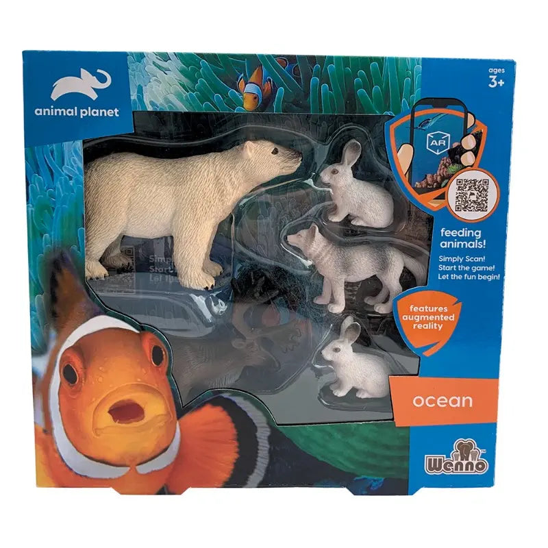 Detailed Arctic Animal Toy Set
