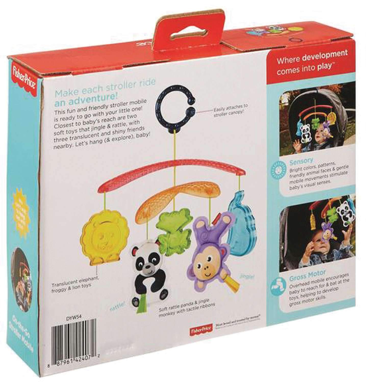 Detailed Fisher-Price Mobile Hanging Characters Shot