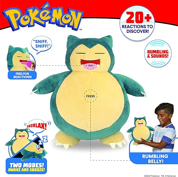 Detailed Snorlax Character Plush Shot
