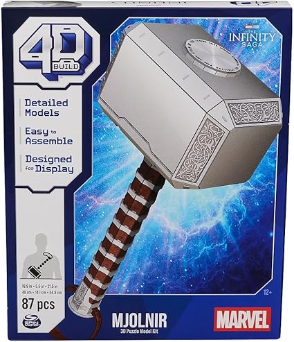 Detailed Thor Hammer 3D Model
