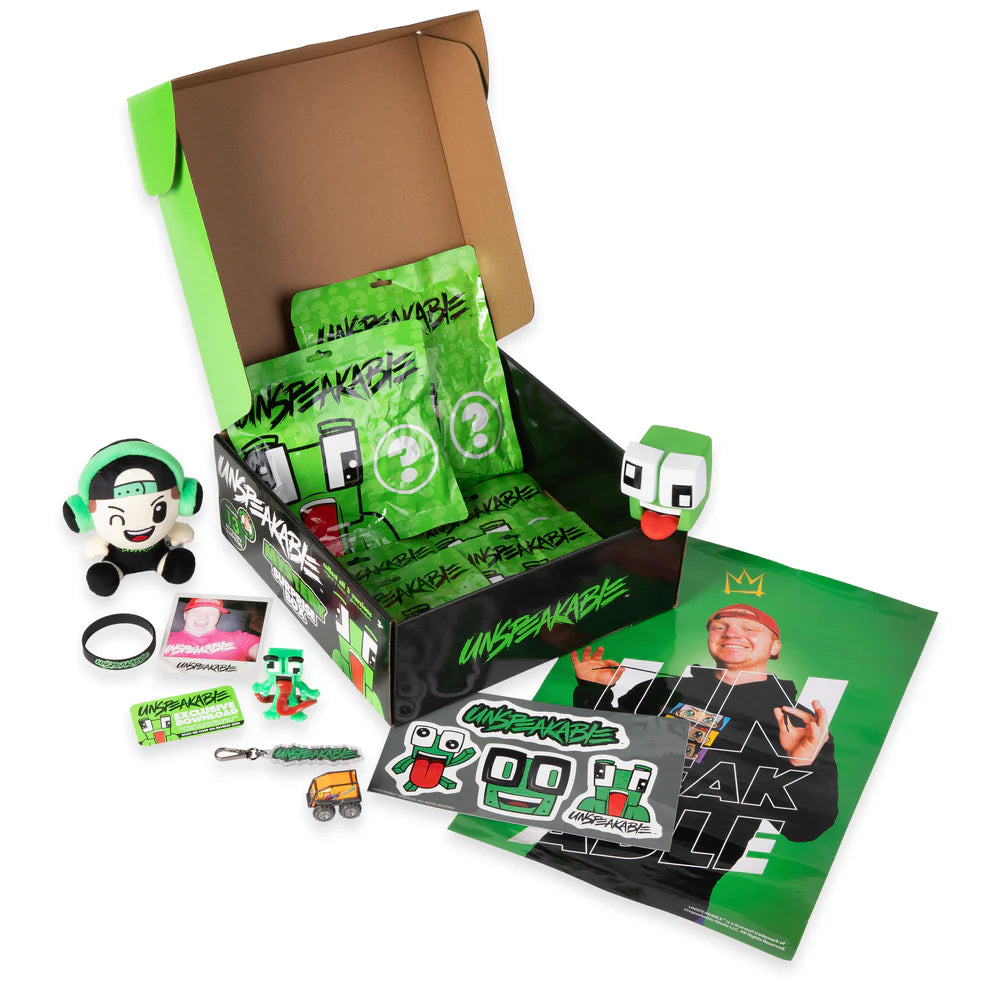 Detailed Unspeakable Merch Box Layout