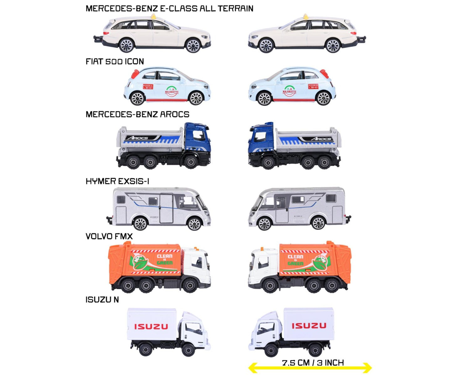 Detailed city service diecast toy