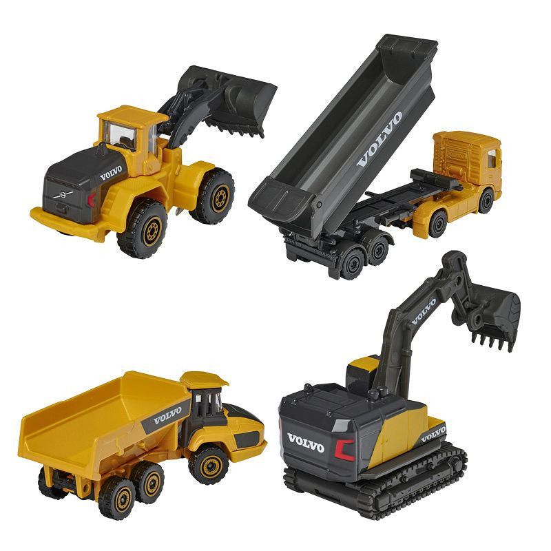 Diecast Volvo construction toy set