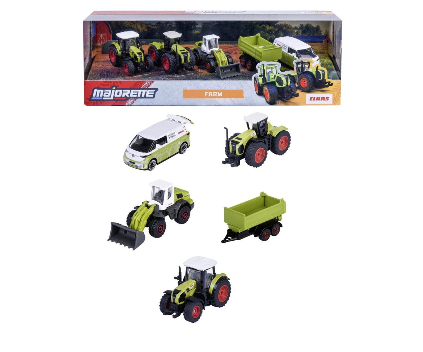 Diecast agricultural vehicle set