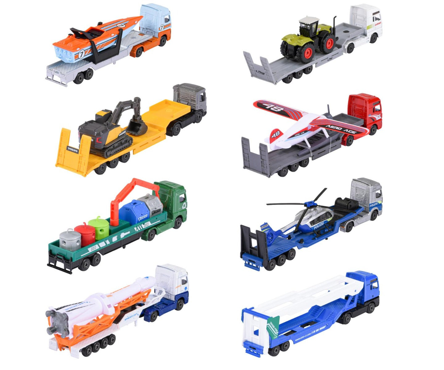 Diecast city transporter vehicle
