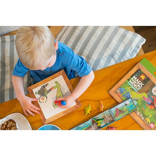 Dinosaur discovery water brush book