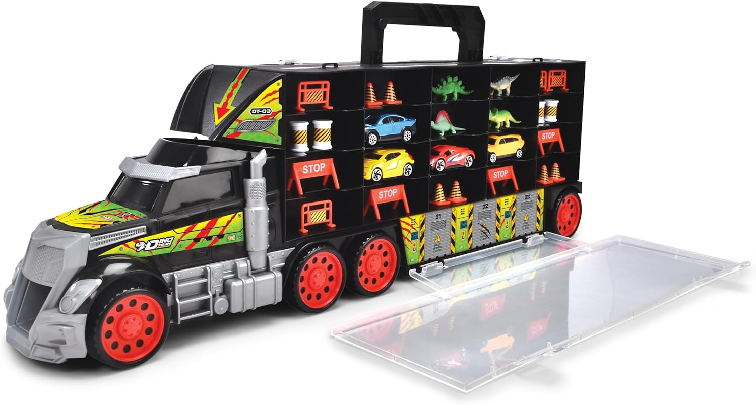 Dinosaur storage carry case truck