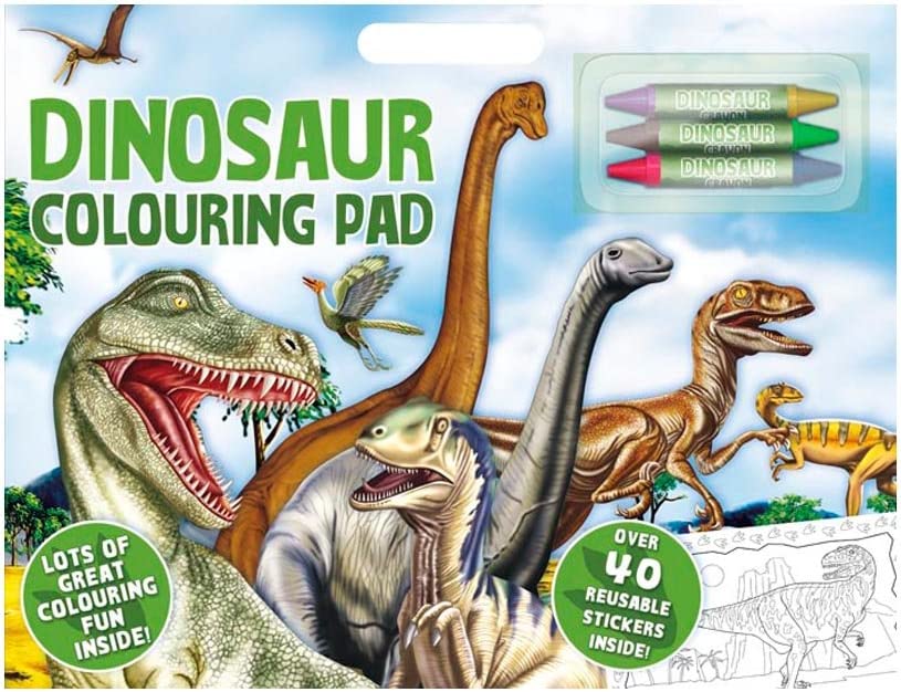 Dinosaurs Artist Pad and crayon set