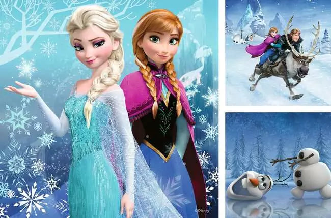 Disney Frozen 3x49 Piece Set