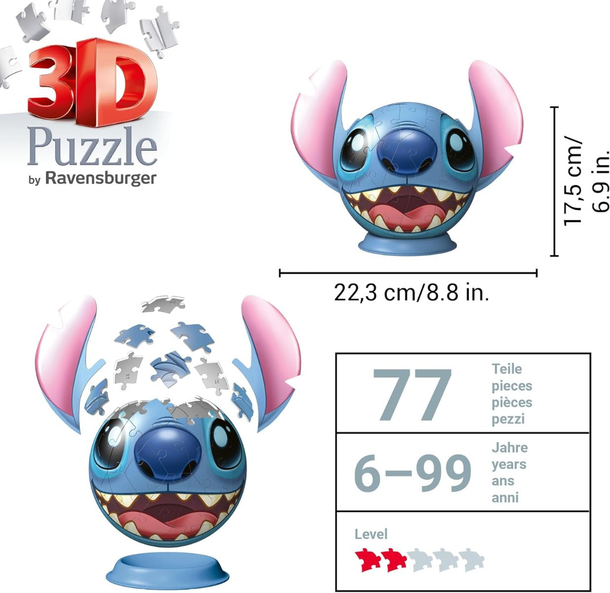 Disney Stitch With Ears Puzzle