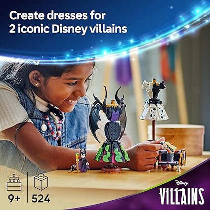 Disney Villains Iconic Dress Models