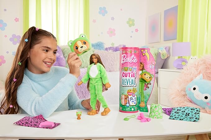 Dog in Frog mini doll