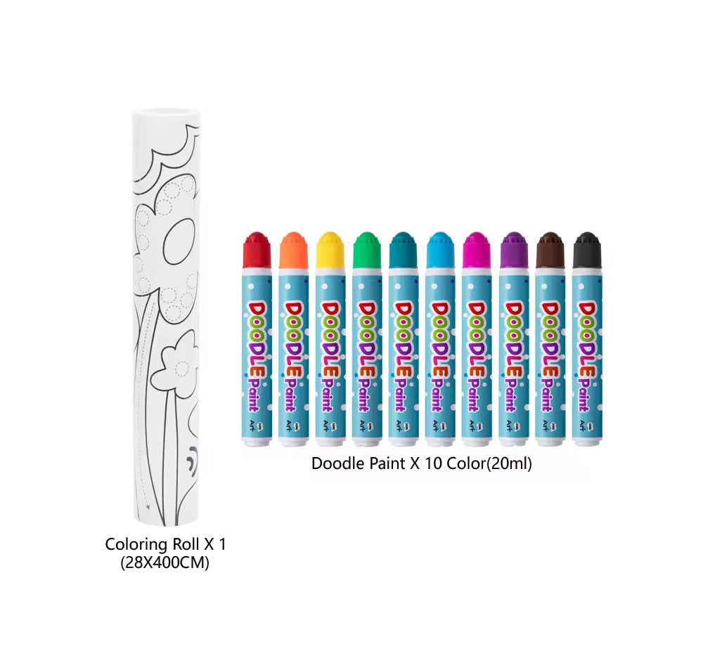 Doodle Paint Kit Map Packaging