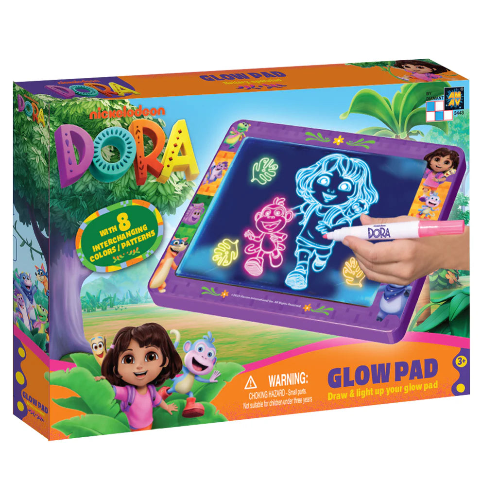 Dora Glow Pad Packaging View