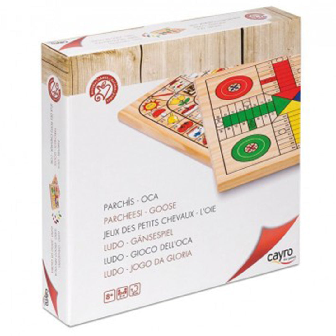 Double Sided Ludo Goose Board