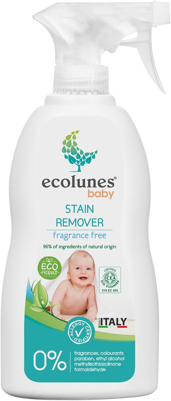 Ecolunes Fragrance Free Baby Stain Remover 300 ml Ecolunes Yallatoys
