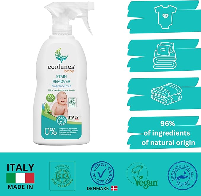 Ecolunes Fragrance Free Baby Stain Remover 300 ml Ecolunes Yallatoys