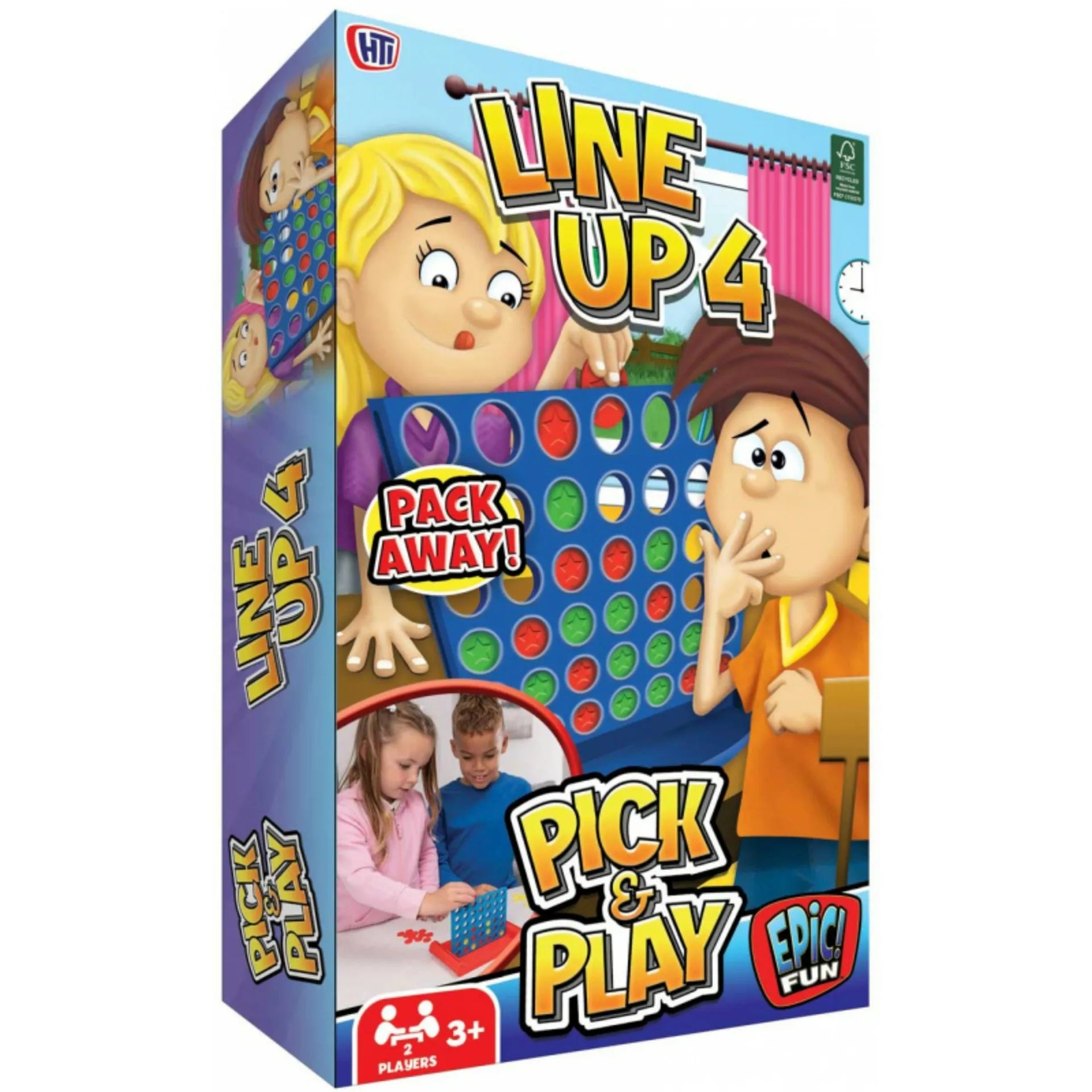 Epic Fun Line Up 4 Pick and Play Game