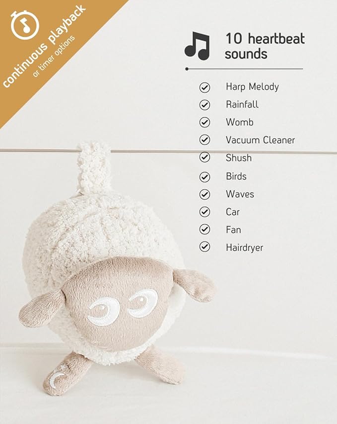 Ewan The Dream Sheep Sleep Aid Toy Deluxe Beige Ewan The Dream Sheep Yallatoys