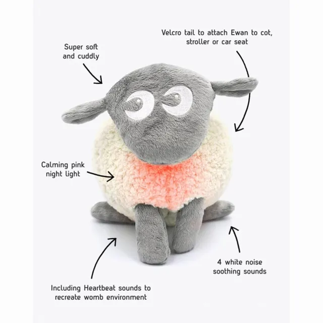 Ewan The Dream Sheep Grey Ewan The Dream Sheep Yallatoys